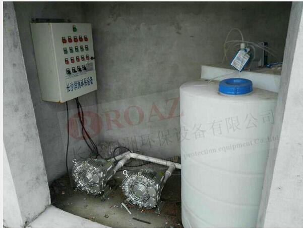 地埋式一體化生活污水處理設備二廣高速服務區使用現場 地埋式一體化生活污水處理設備二廣高速服務區使用現場